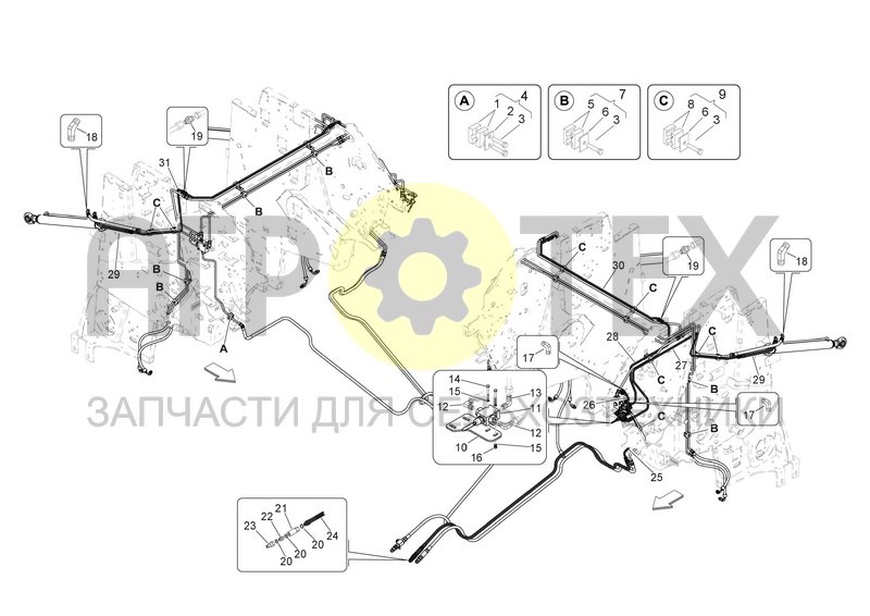 Чертеж TAILGATE OPEN