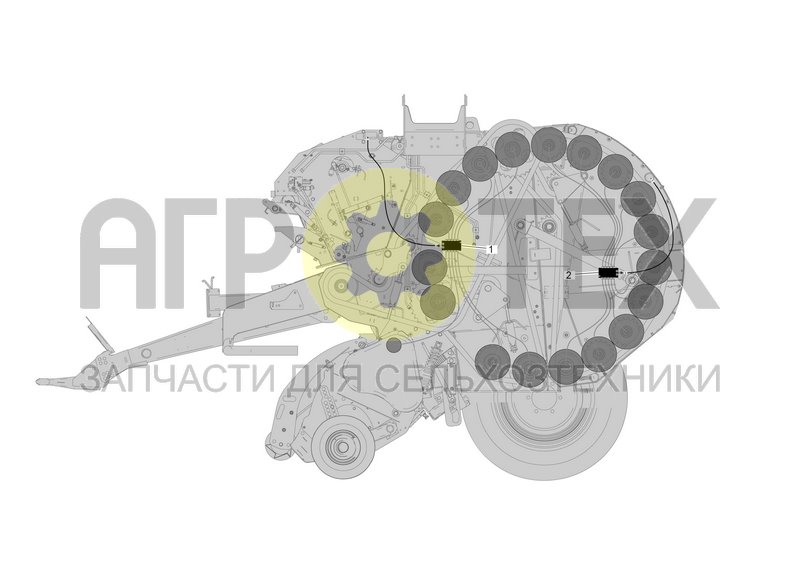 Чертеж LUBRICATION - LH SIDE