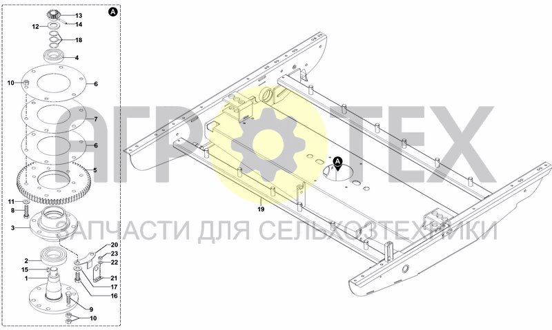 Чертеж TURNING PLATFORM