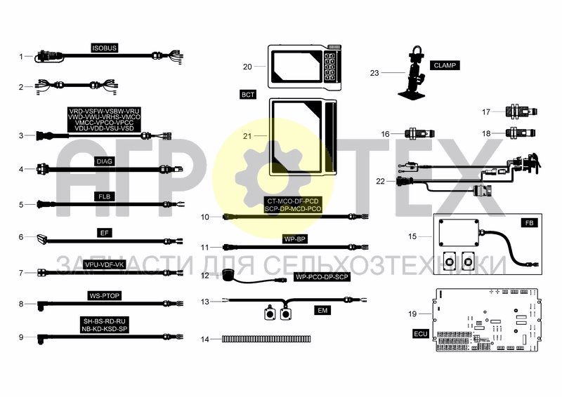 Чертеж GENERIC ELECTRICAL SYSTEM