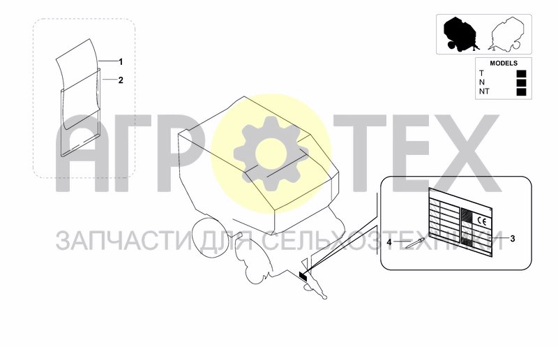 Чертеж IDENTIFICATION PLATE AND CE DECLARATION OF COFORMI