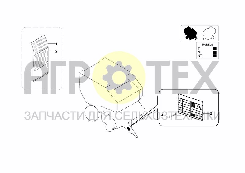 Чертеж EQUIPMENT & DECALS