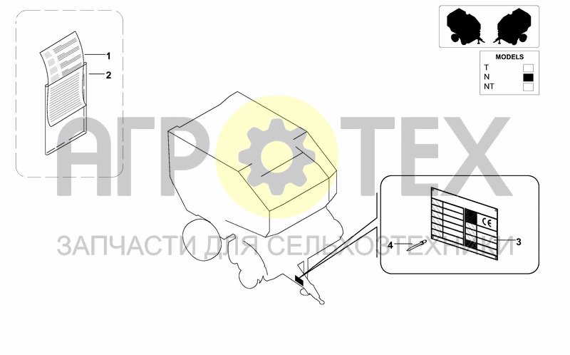 Чертеж IDENTIFICATION PLATE AND CE DECLARATION OF COFORMI