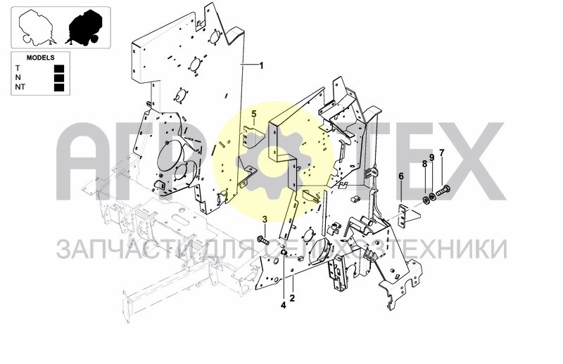 Чертеж FRONT FRAME