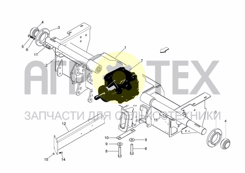 Чертеж CROSS FRAME