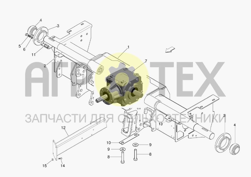 Чертеж CROSS FRAME