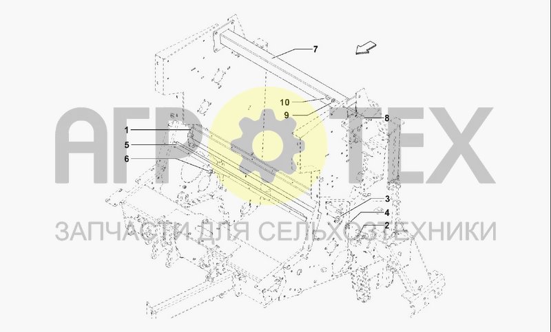 Чертеж FRONT AREA GUARDS