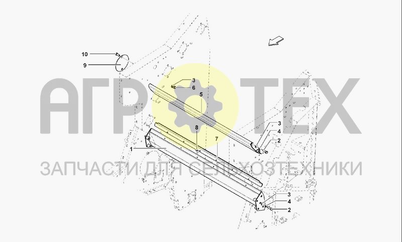 Чертеж FRONT AREA GUARDS