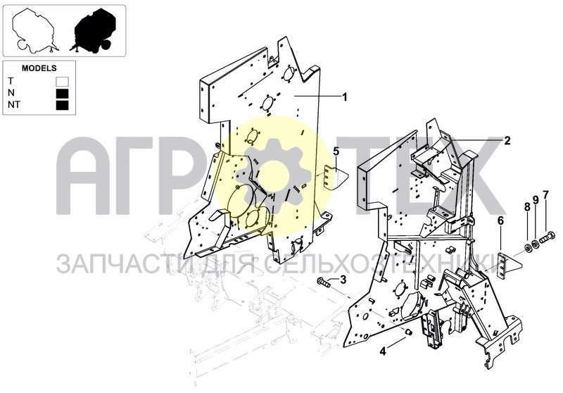 Чертеж FRONT FRAME