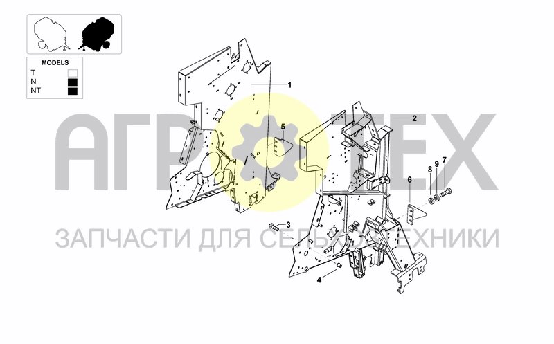 Чертеж FRONT FRAME