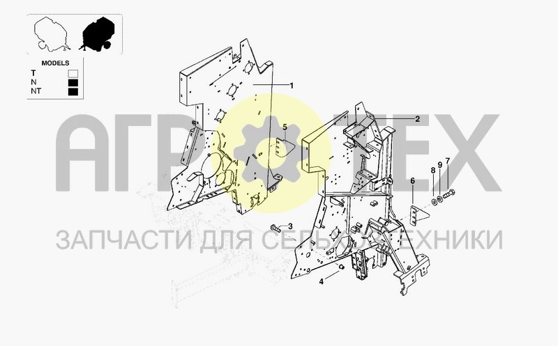 Чертеж FRONT FRAME