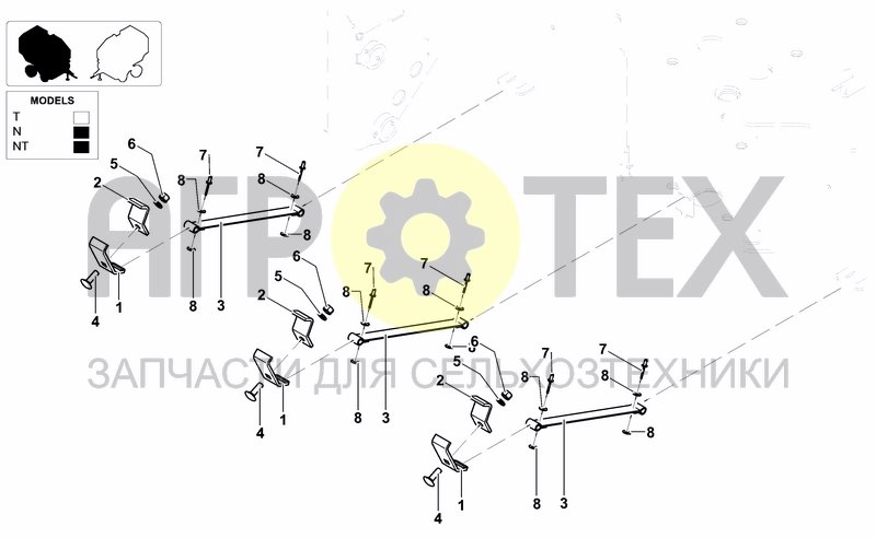 Чертеж STRIPS FOR NET CONTAINMENT