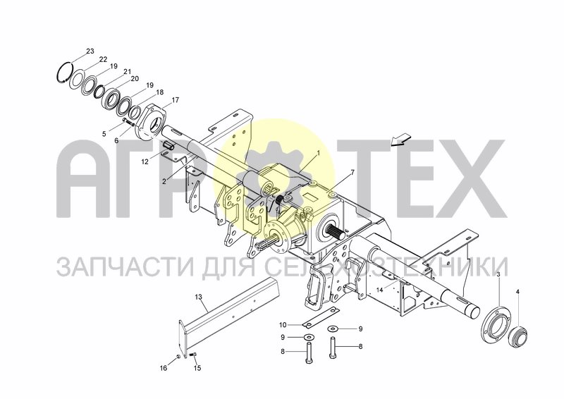 Чертеж CROSS FRAME