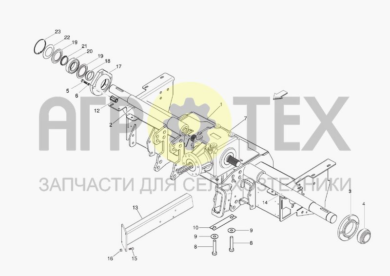 Чертеж CROSS FRAME