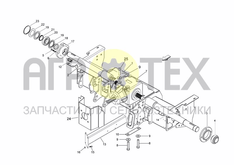 Чертеж CROSS FRAME