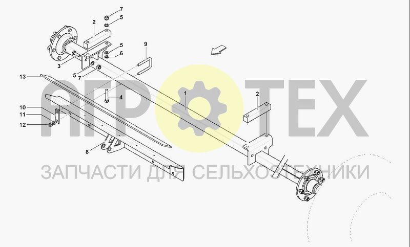 Чертеж AXLE