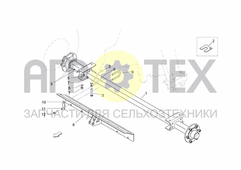 Чертеж AXLE