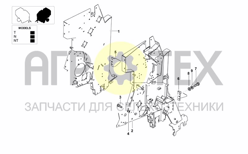 Чертеж FRONT FRAME