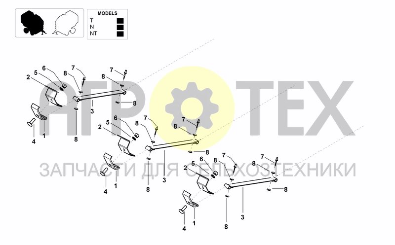 Чертеж STRIPS FOR NET CONTAINMENT