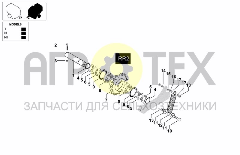 Чертеж TRANSMISSION LEFT HAND SIDE