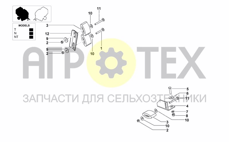 Чертеж TRANSMISSION RH COUNTERSHAFT-ROLLERS