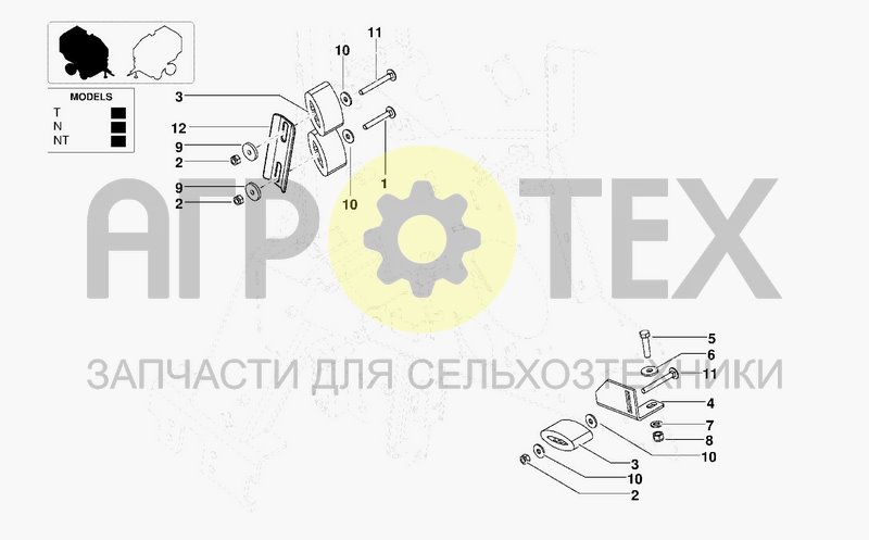 Чертеж TRANSMISSION RH COUNTERSHAFT-ROLLERS