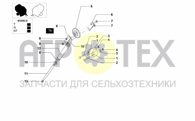 Чертеж CHAIN TENSIONER