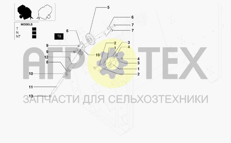 Чертеж CHAIN TENSIONER