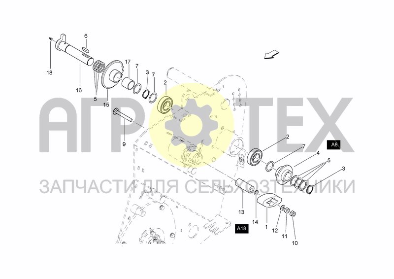 Чертеж LH INTERNAL TRANSMISSION