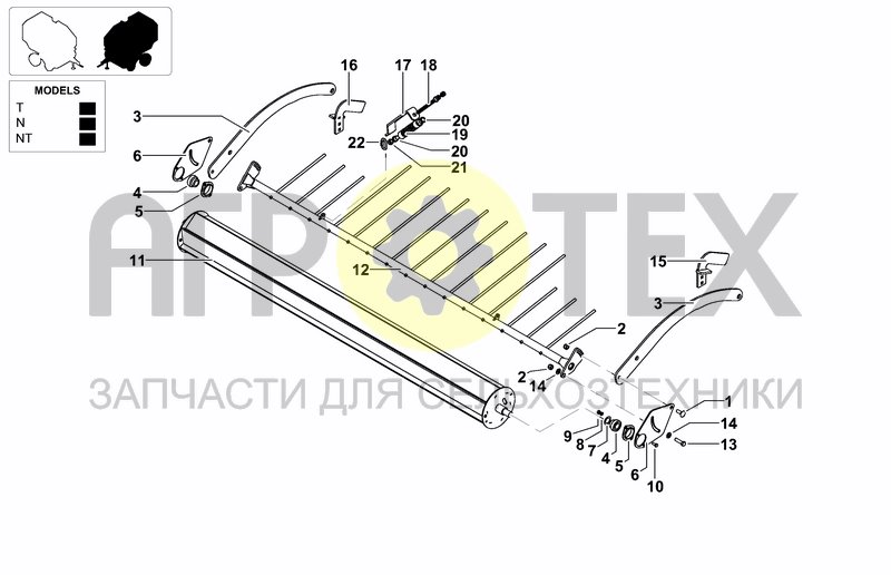 Чертеж PICKUP DEFLECTOR