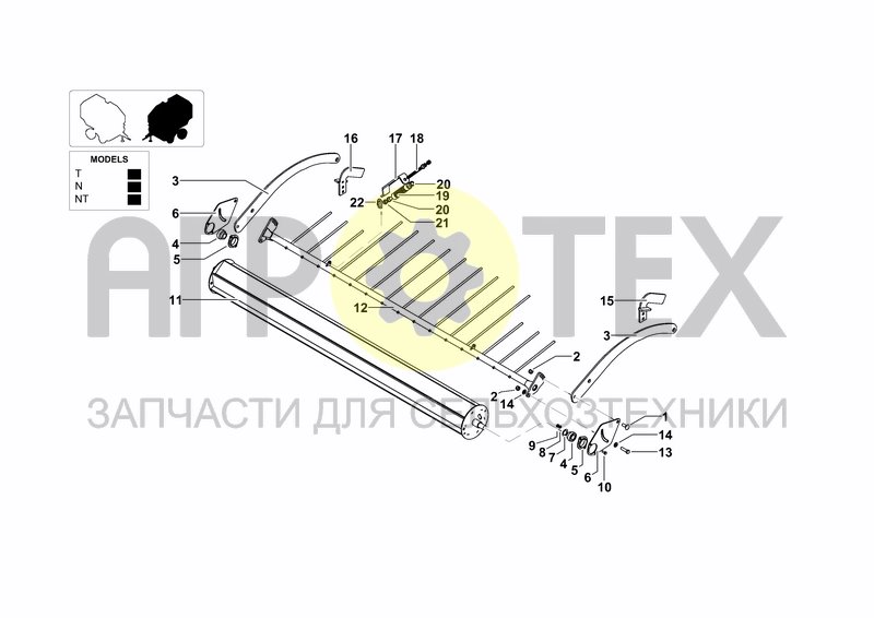 Чертеж PICKUP DEFLECTOR