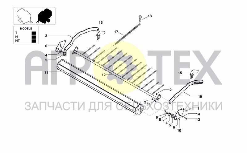 Чертеж PICKUP DEFLECTOR