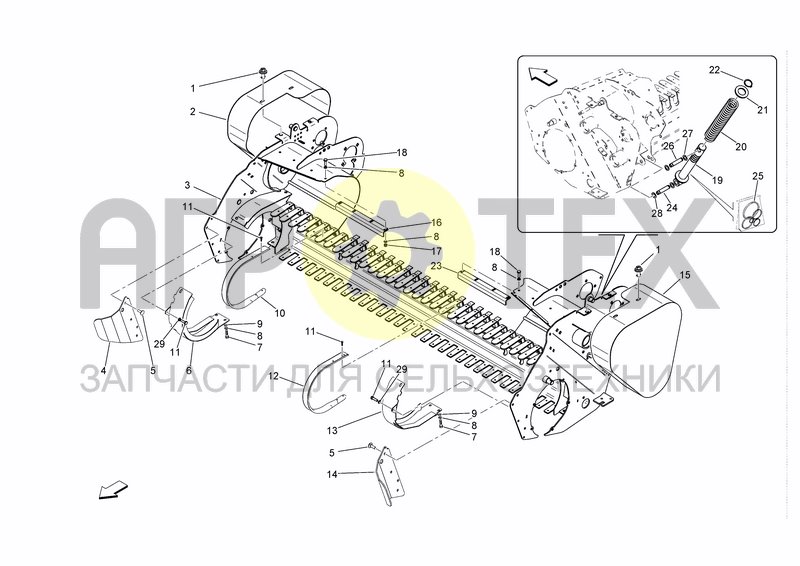 Чертеж PICKUP FRAME