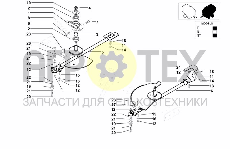 Чертеж TWINE BINDING UNIT