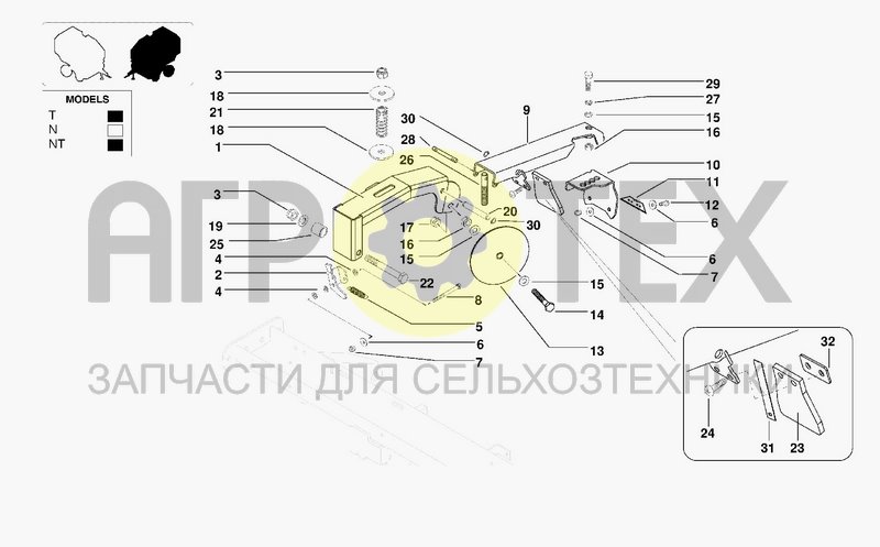 Чертеж TWINE BINDING UNIT