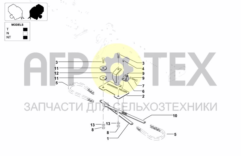 Чертеж TWINE BINDING UNIT