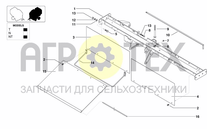 Чертеж TWINE BINDING UNIT