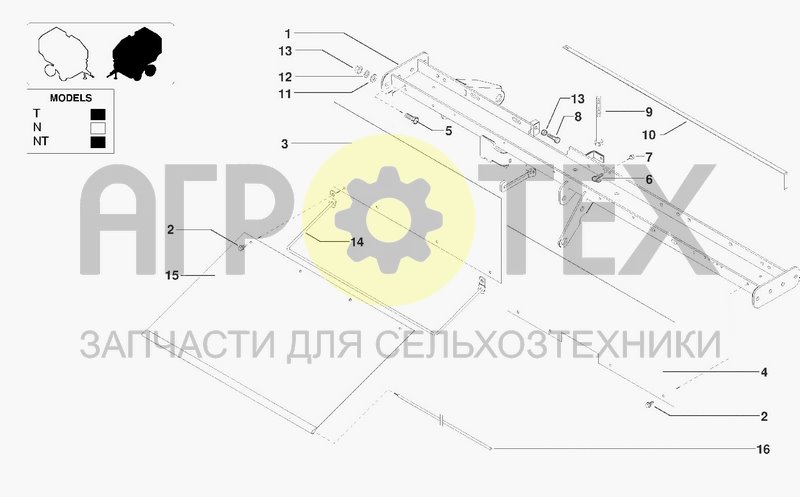 Чертеж TWINE BINDING UNIT