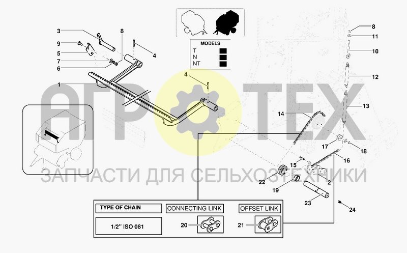 Чертеж TWINE/NET INJECTION DEVICE