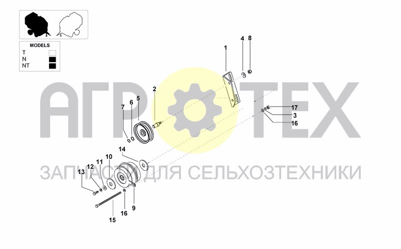 Чертеж TRANSMISSION FOR NET BINDING UNIT