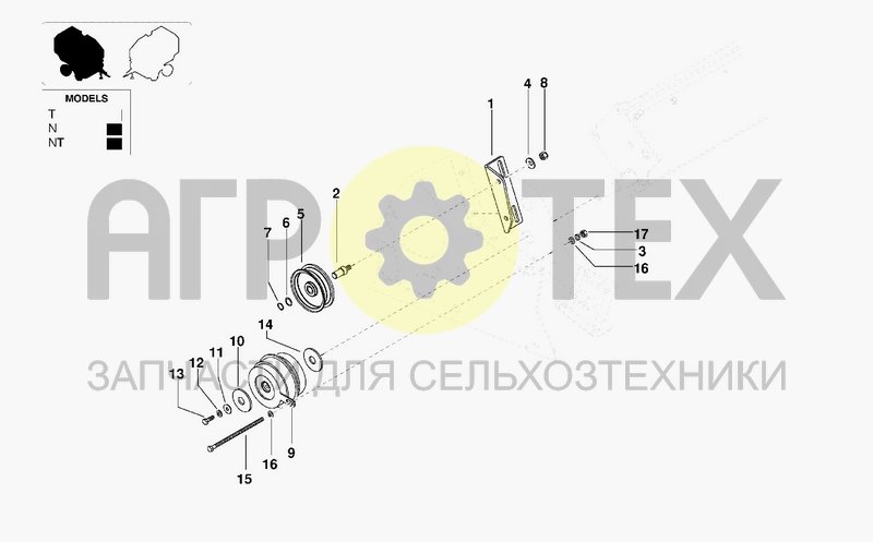 Чертеж TRANSMISSION FOR NET BINDING UNIT