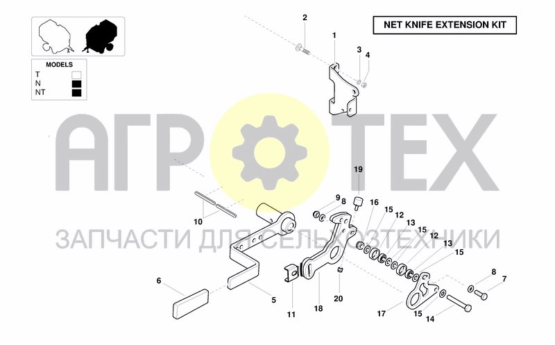 Чертеж NET BINDING UNIT