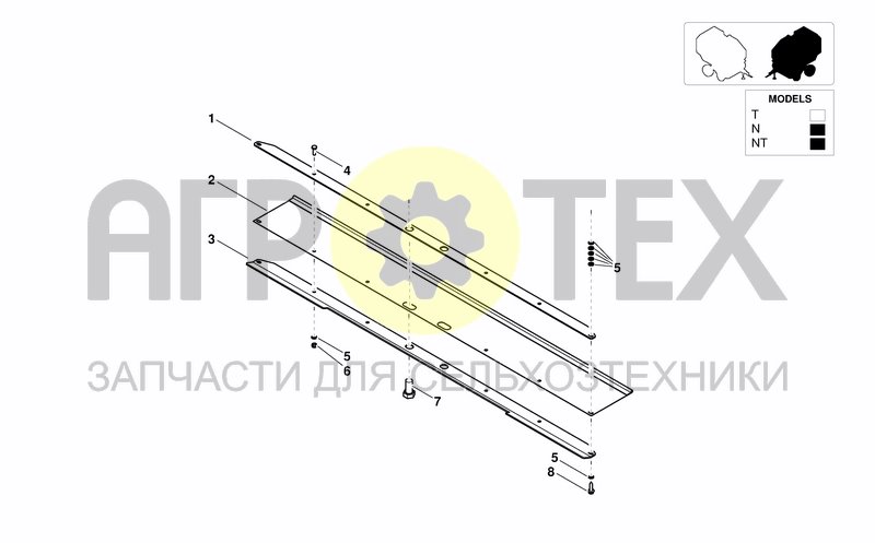 Чертеж TUBE FOR NET EXTENSION & BRUSH