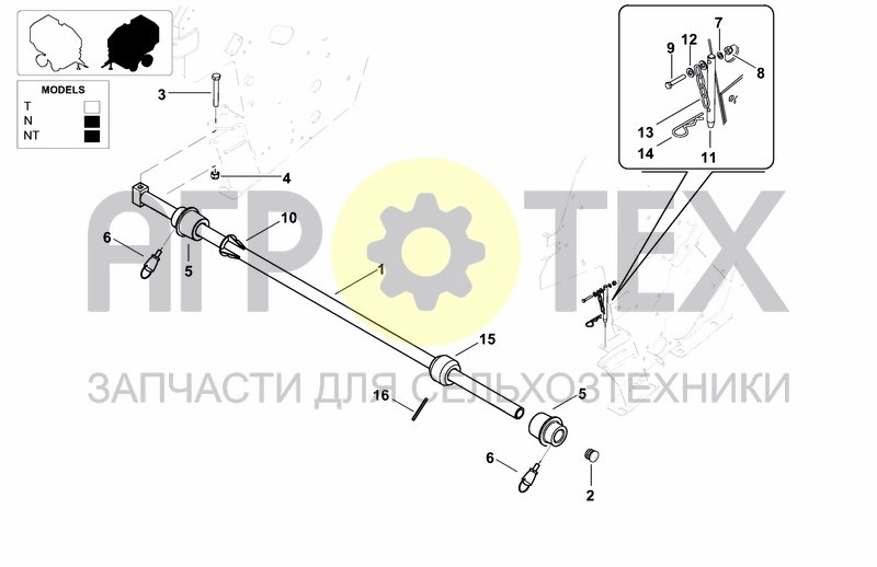 Чертеж NET ROLL BRACKET