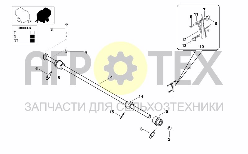 Чертеж NET ROLL BRACKET