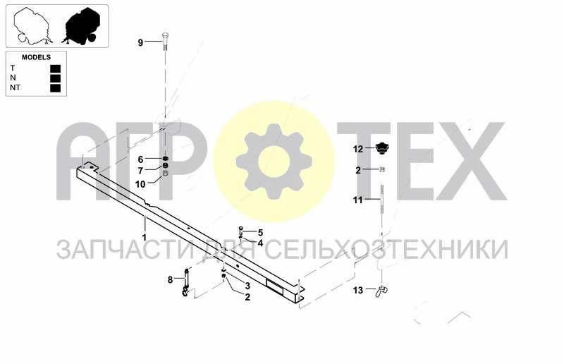 Чертеж BRACKET FOR UNCLOGGING TOOL