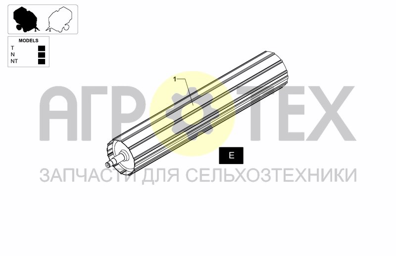 Чертеж ROLLER MOVING PART