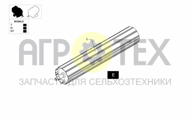 Чертеж ROLLER MOVING PART