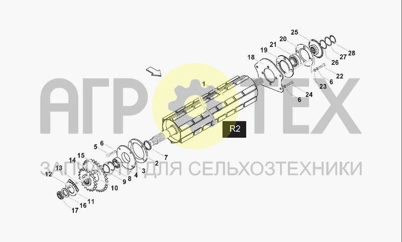 Чертеж ROLLER R2