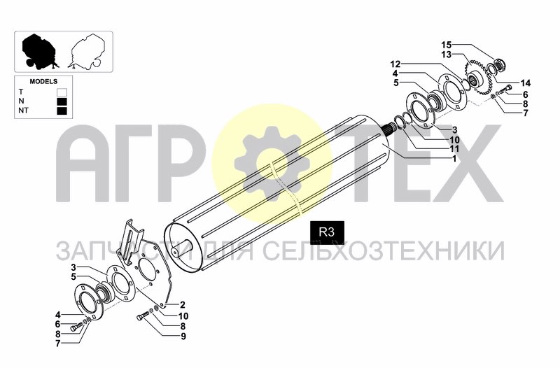 Чертеж ROLLER R3